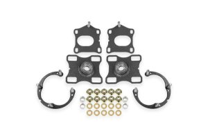 Ford Mustang Caster & Camber Plates - BMR Suspension - Black Hammertone - `11-`14